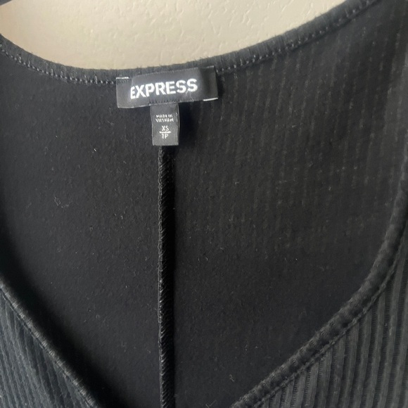 Express Black Button-Down Dress - size XS - Picture 4 of 5